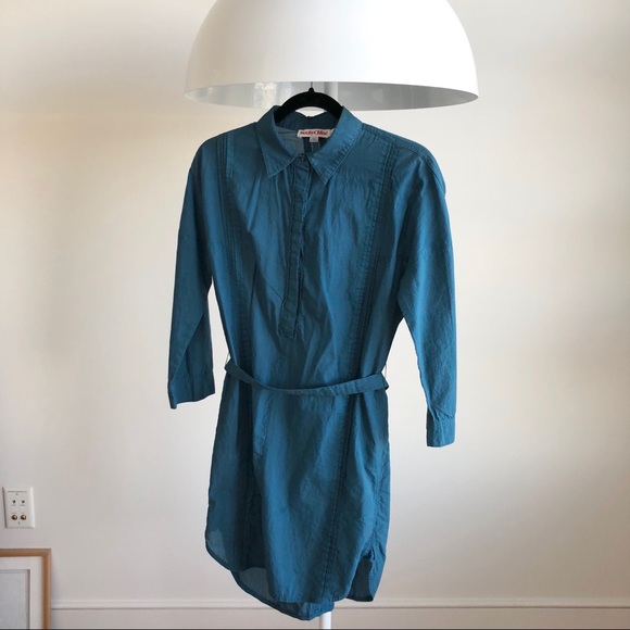 See by Chloe Minimal Blue Shirtdress - Picture 6 of 6